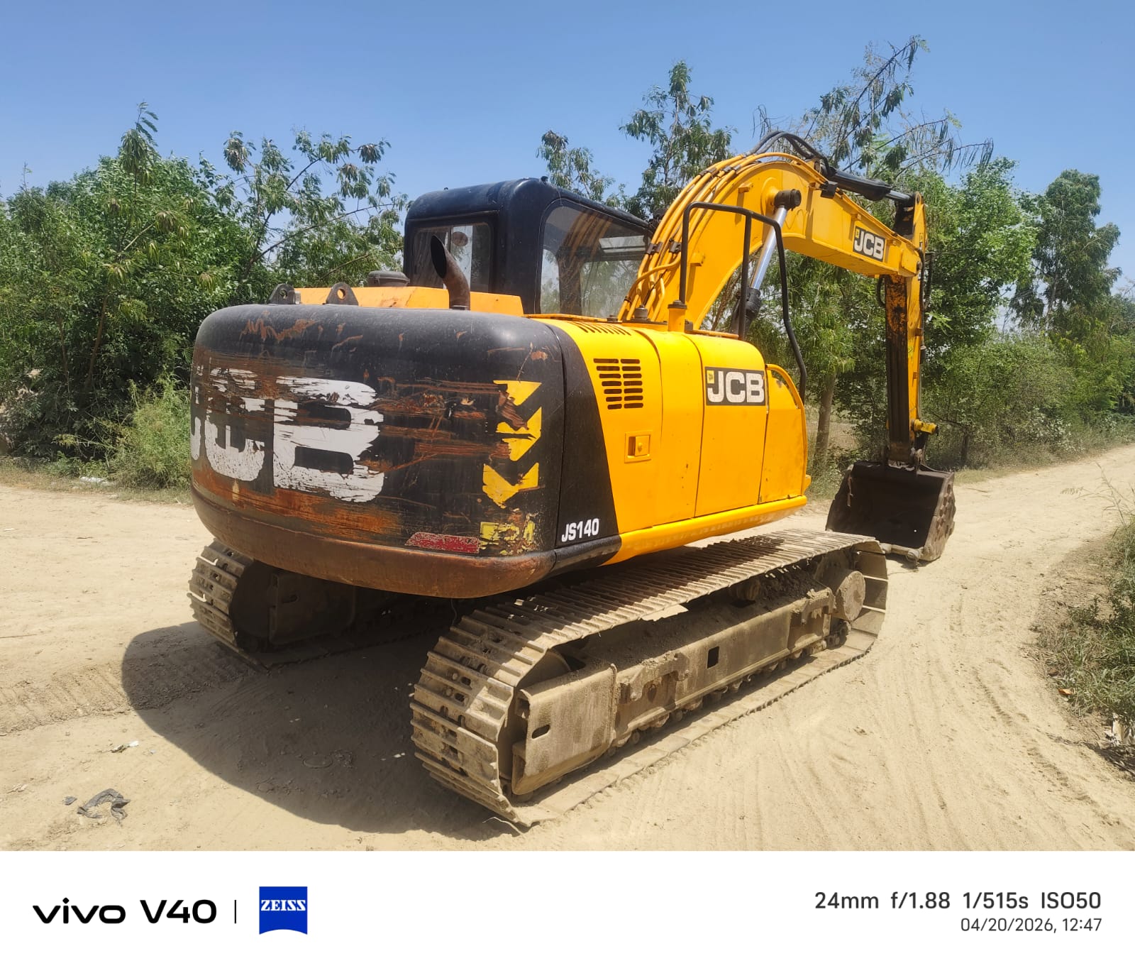 Excavator — JCB JS140 Excavator (2019)